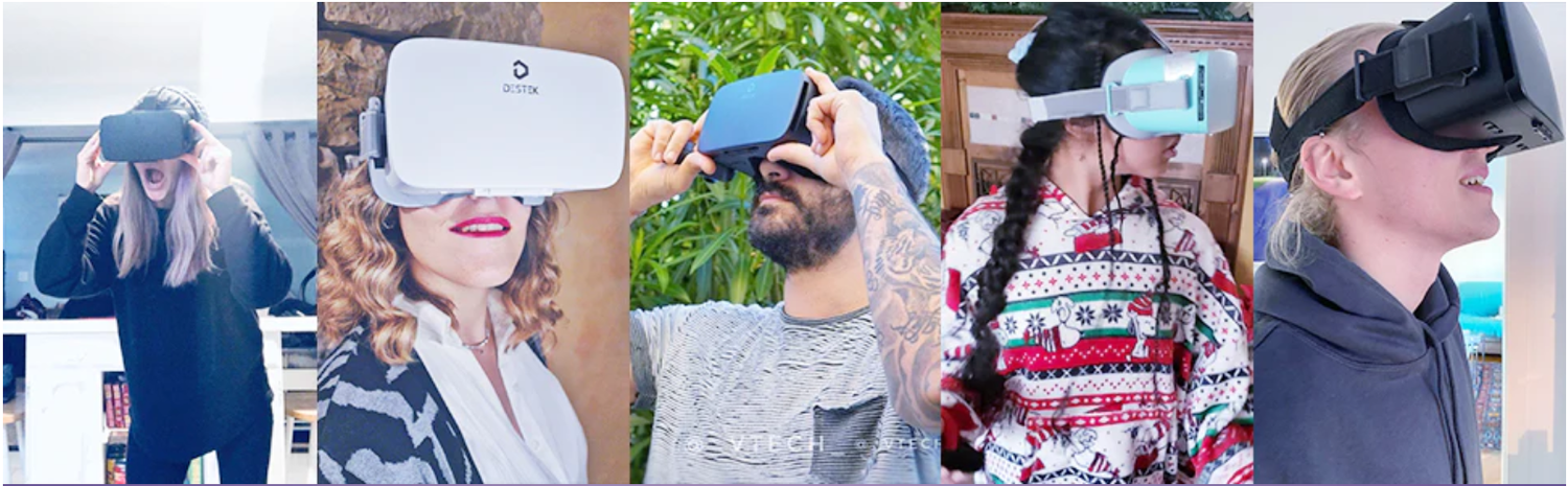 Why did I saw the double image and blur on V5 VR headset?