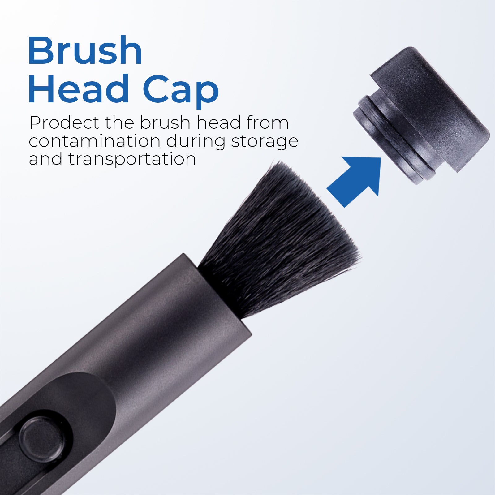 Lens Cleaning Pen Professional Lens with Soft Lens Brush, Compatible with VR Glasses Lens, Camera Lens, Optical Lens Dust and Fingerprint Cleaning