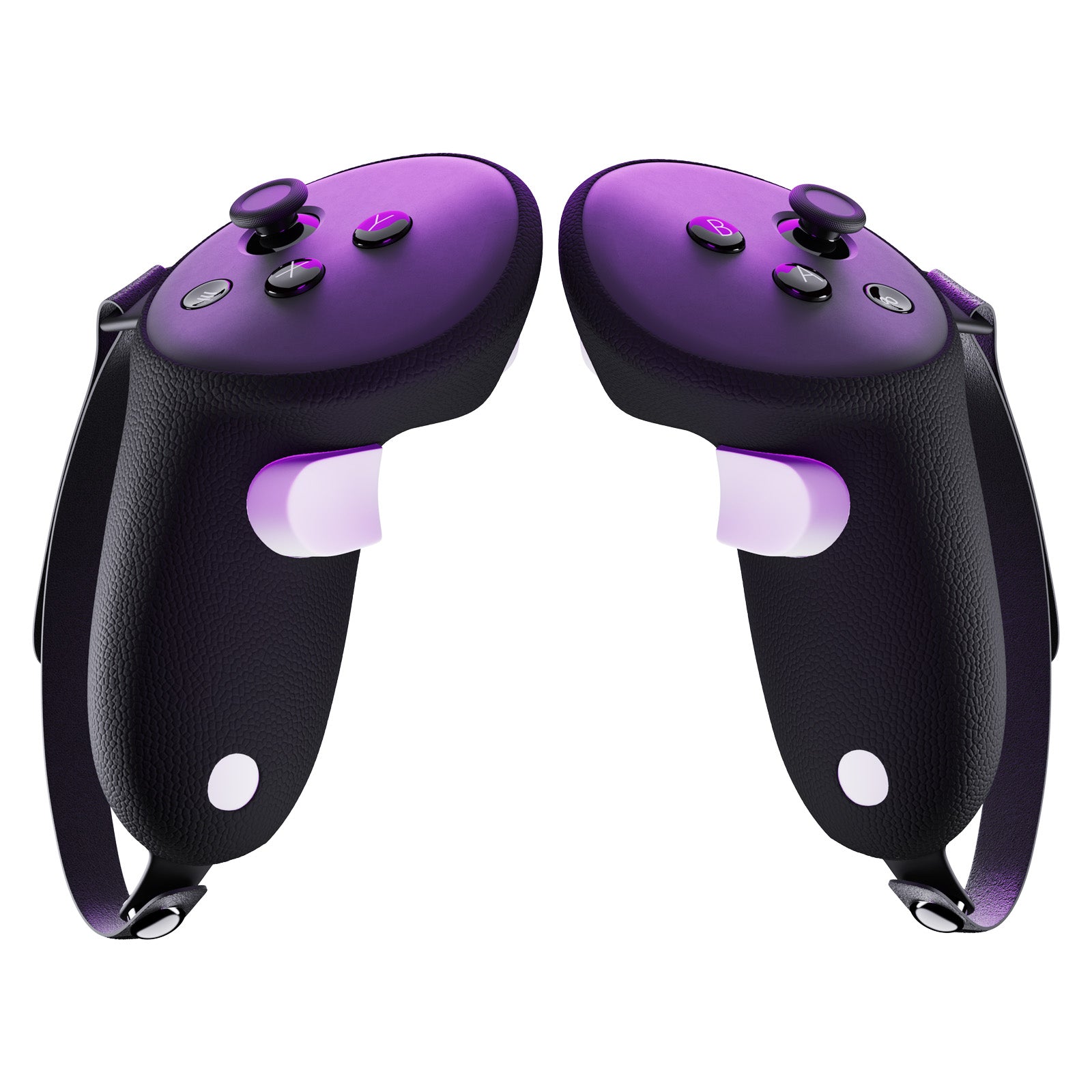 CB4 Pro Silicone Controller Grips Compatible with Meta Quest 3, Avoid All Sensor, with Secure Fit & Durable Magnetic Button