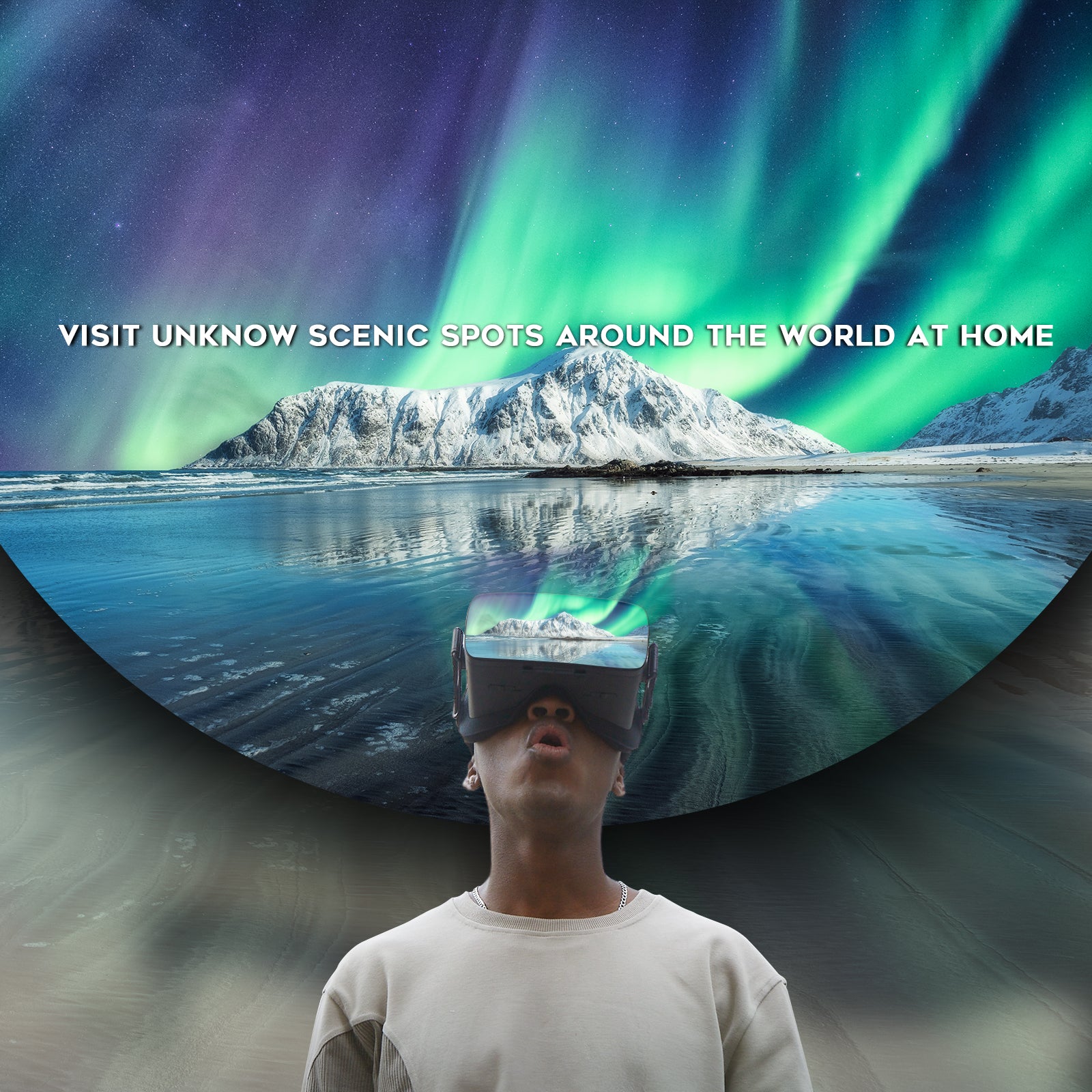 DESTEK V5 VR Headset with Bluetooth Controller Multicolor - DESTEK