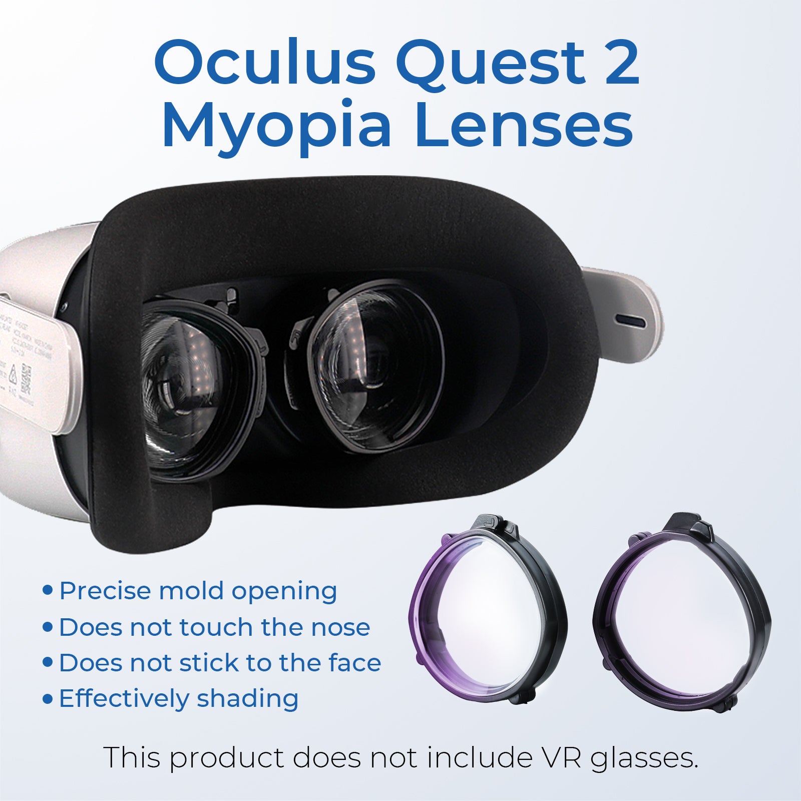 Magnetic Myopia Glasses Frame Lenses for Oculus Quest 2