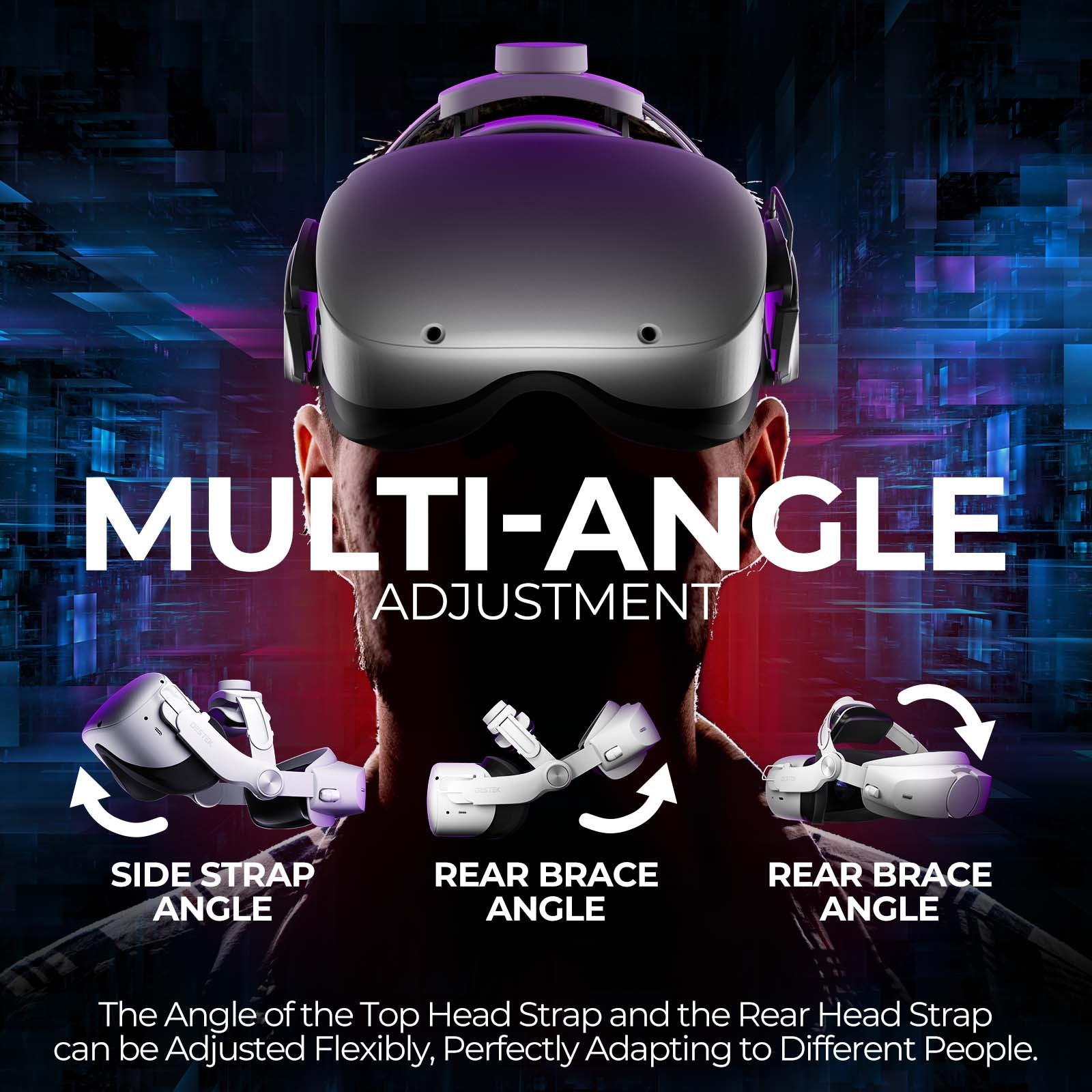 Batería compatible para Oculus / meta Quest 2,5000mah Head Strap
