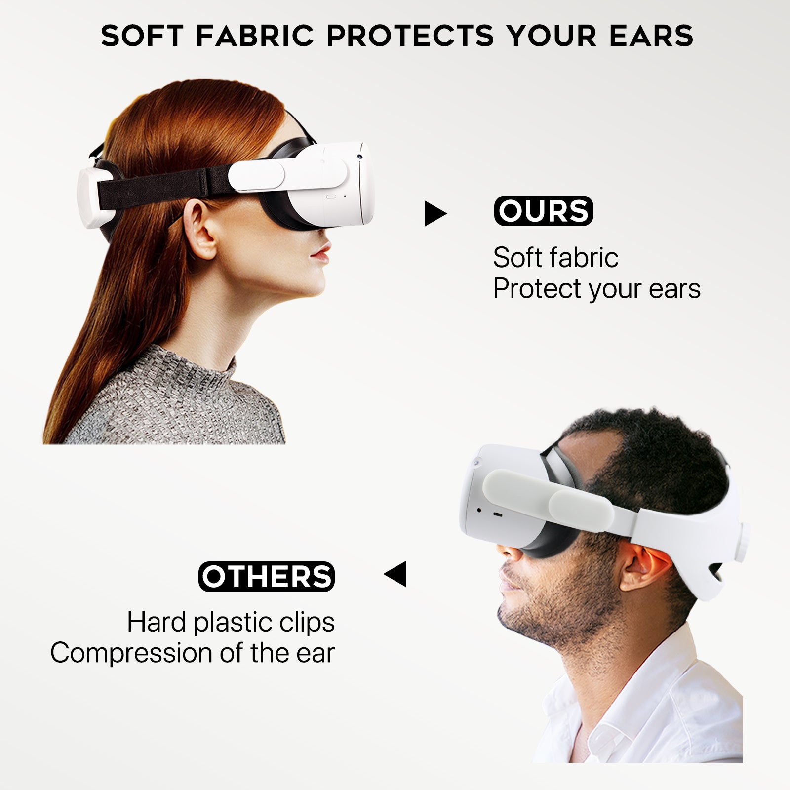 Soft Fabric Protects your ears