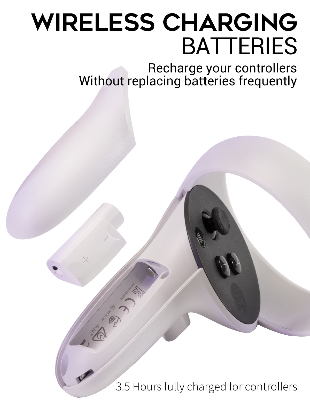 Charging Station for Oculus Quest 2, with Breathing Light and LED indicator, 3 in 1 Magnetic Chagring Dock for VR Host, Touch Controllers and Battery Head Strap