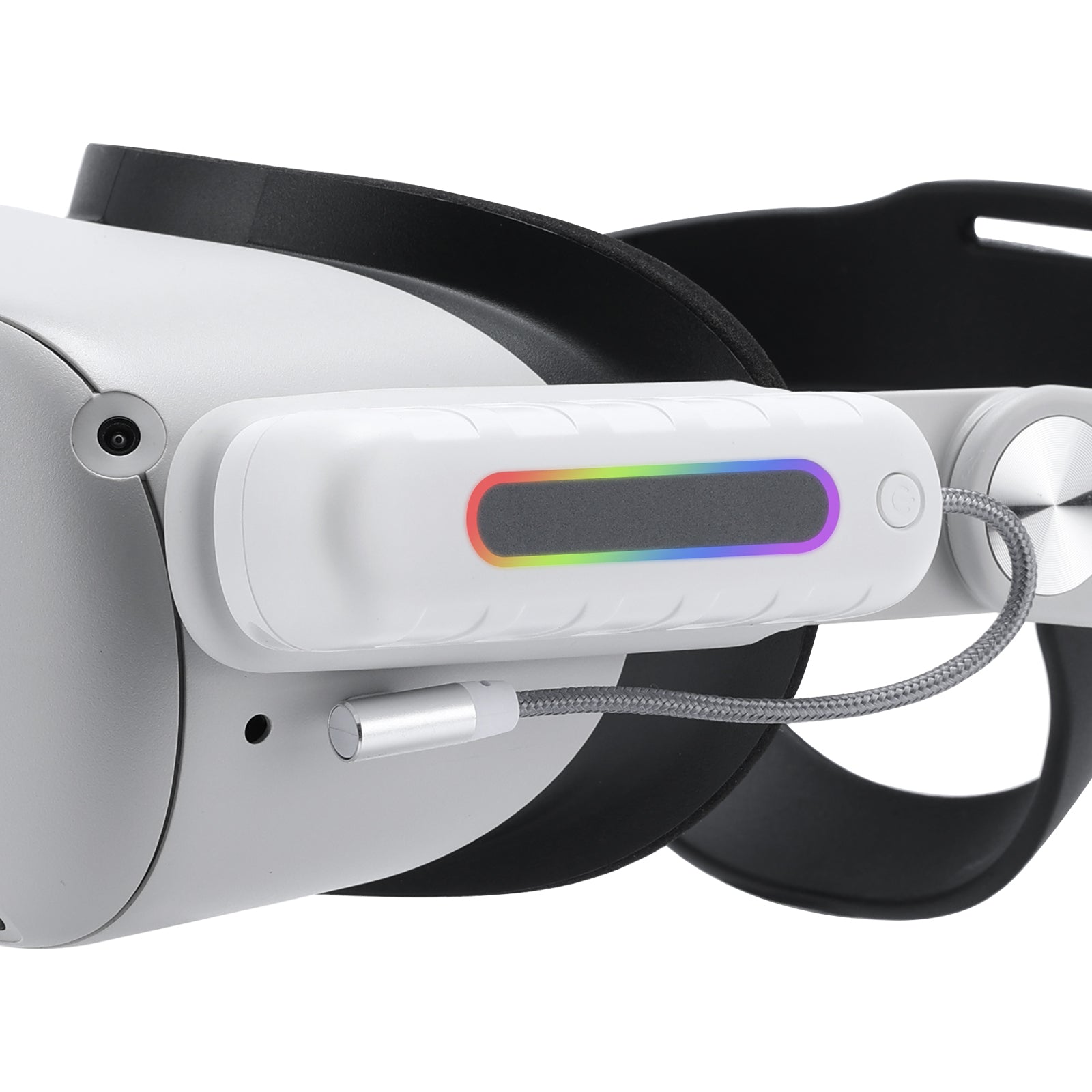 For Meta Oculus Quest 3 VR Headset LED RGB Elite Head Strap w